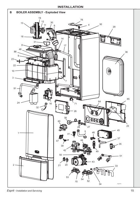 Ideal Esprit HE Combi Boilers 24,30,35 User Guide - BHL.co.uk