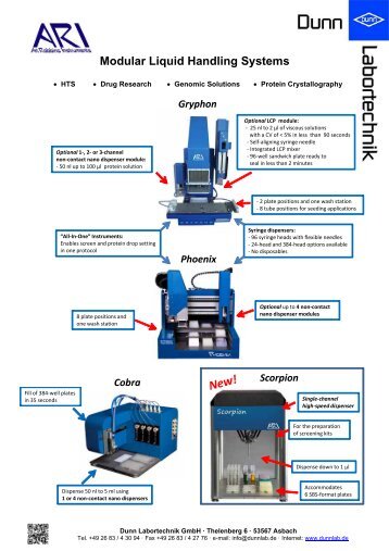 Phoenix - Dunn Labortechnik GmbH