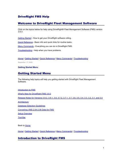 FMS 3.9.3 - Davis Instruments Corp.