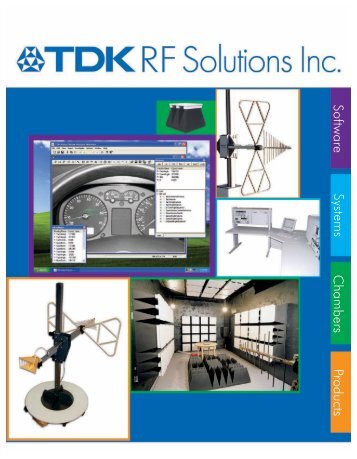 Overview Brochure - TDK RF Solutions Inc.