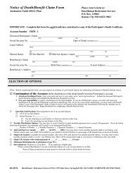 Death benefit payment options Death benefit payment options