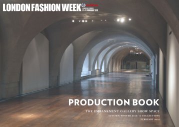 PRODUCTION BOOK - London Fashion Week