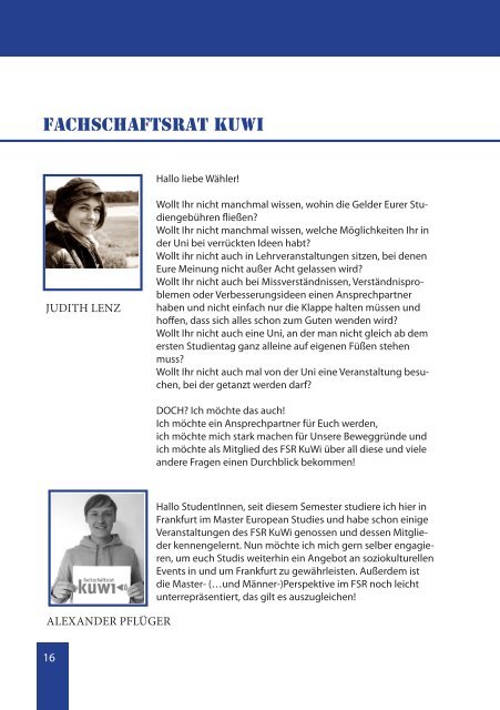 zeitung 2012 - AStA der Europa-Universität Viadrina