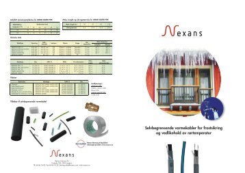 defrost pipe - Nexans