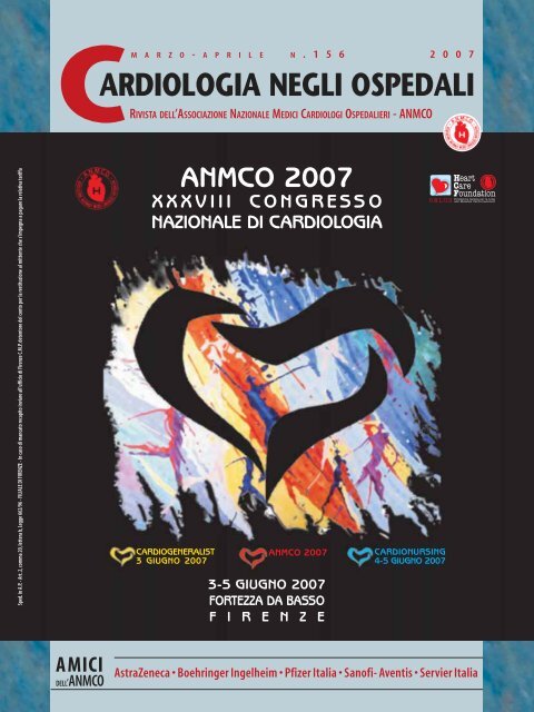 Cardiologia negli Ospedali nÂ° 156 Marzo/Aprile 2007 - Anmco