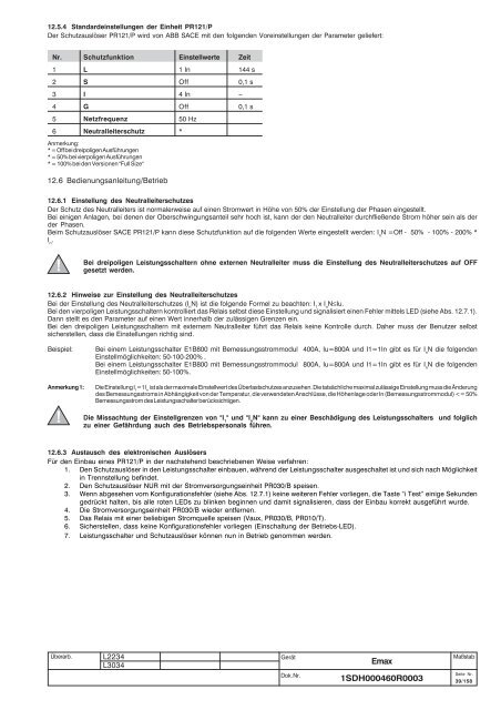 Emax - ABB SACE Division