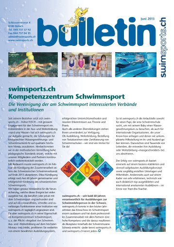 Juni 2013 - Swimsports.ch