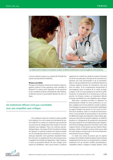 Bulletin des mÃ©decins suisses 13-14/2013 - Schweizerische ...