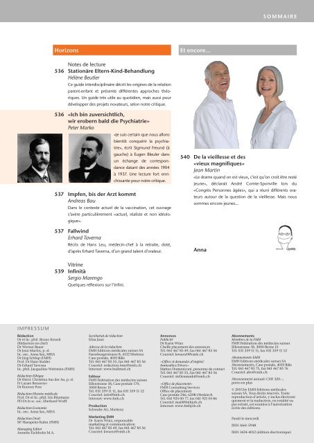 Bulletin des mÃ©decins suisses 13-14/2013 - Schweizerische ...