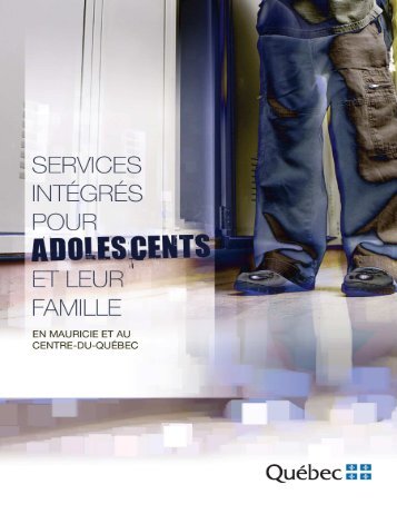 Services intÃ©grÃ©s pour adolescents et leur famille en - Agence de la ...