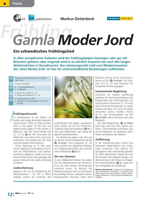 Gamla Moder Jord - Helbling Verlag