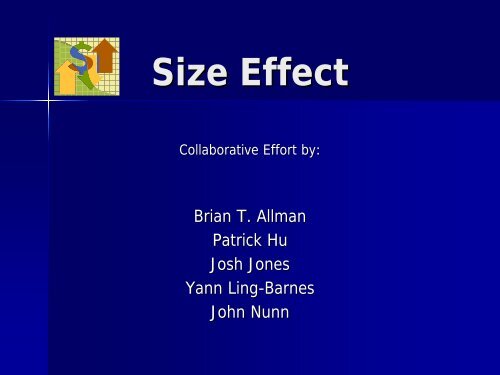 Size Effect