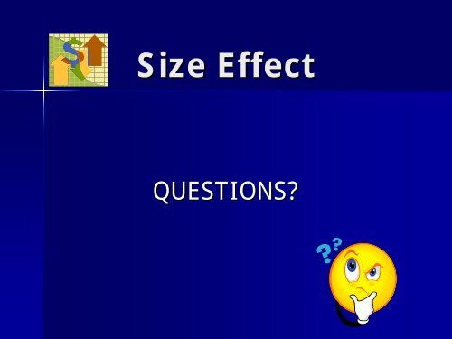 Size Effect