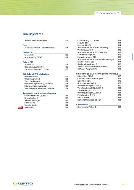 03-Tubussystem C.pdf - Qioptiq Q-Shop