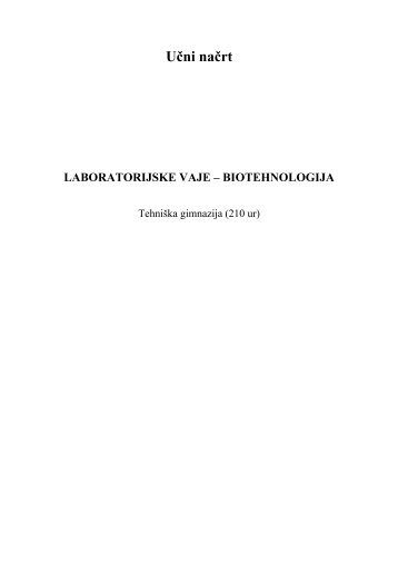 laboratorijske vaje - Portal Ministrstvo za Å¡olstvo in Å¡port