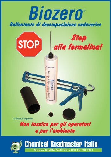 Download Catalogo BIOZERO - Chemical Roadmaster Italia