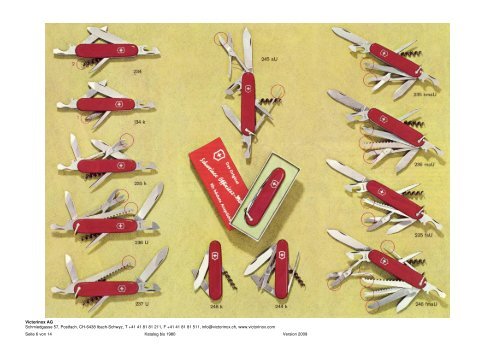 Katalog bis 1980 - Victorinox