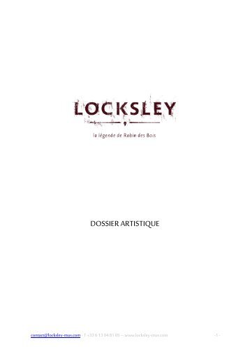 Dossier artistique de Locksley - Terville