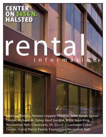 rental brochure - Center on Halsted
