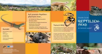 Infos Ã¼ber den Reptilien-Pfad zum Download - Bayerischer-Wald