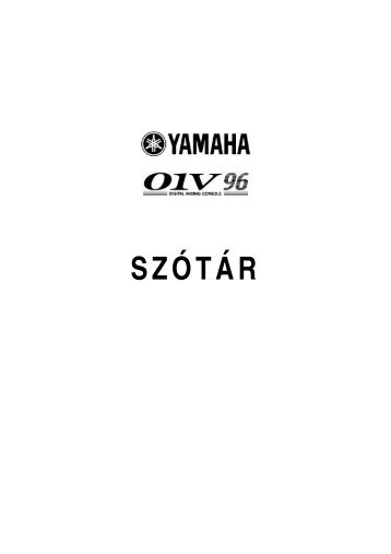 Yamaha 0 1 V96 - Atlantisz Musical Instruments Company