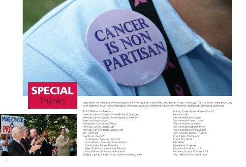 power - American Cancer Society Cancer Action Network