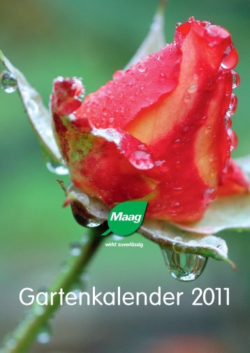 Maag Gartenkalender 2011 - Maag Garden