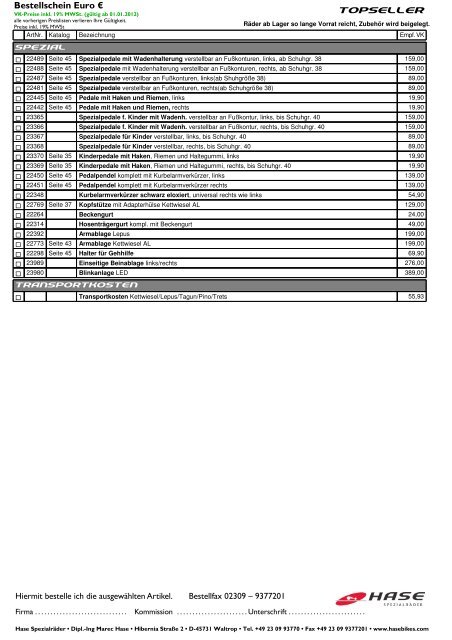 Vertrieb Preisliste deutsch Endkunden Final - Hase Bikes