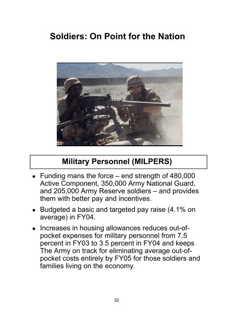 Soldiers On Point For Th