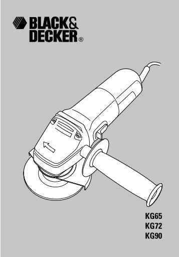 KG65 KG72 KG90 - Black & Decker