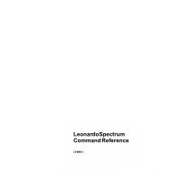 LeonardoSpectrum Command Reference