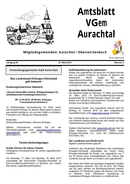 Amtsblatt Vgem Aurachtal