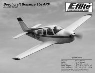 P-40 Warhawk 300 ARF E-Flite EFL6081 Canopy Hatch