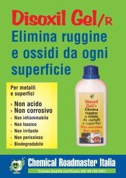 Disoxil Gel/R - Chemical Roadmaster Italia