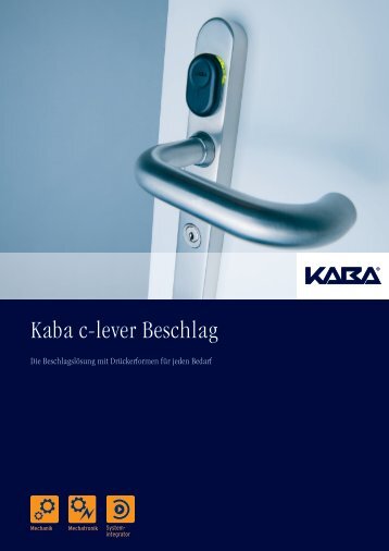 Kaba c-lever Beschlag - Doppler, Basel