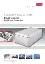 inoCASE-Prospekt - komplett - ROLEC Gehäuse-Systeme GmbH