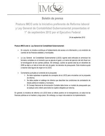 Prensa - Instituto Mexicano para la Competitividad AC