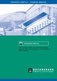 Buprofile.de - Buchberger Profilsysteme - Dehnfugenprofile, Fugenprofile, Dehnfugen, Bauwerksfugen