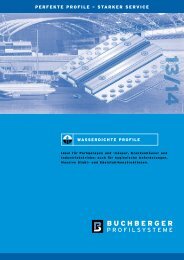 Buprofile.de - Buchberger Profilsysteme - Dehnfugenprofile, Fugenprofile, Dehnfugen, Bauwerksfugen