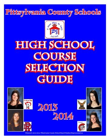 Course Selection Guide 2013-14 - Pittsylvania County Schools