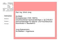 Dipl. Ing. Ulrich Jung Architekt Energieberater (TAE / BAFA ...