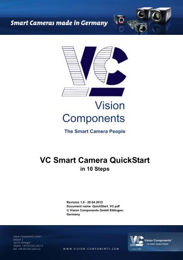 Vision Components - Site ftp Elvitec