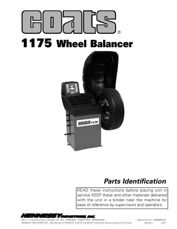Coats 1175 Wheel Balancer - NY Tech Supply