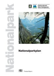 Nationalparkplan - Nationalpark Berchtesgaden - Bayern