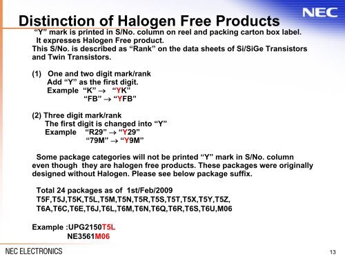CEL Halogen-free - California Eastern Laboratories