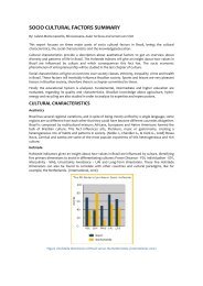 SOCIO CULTURAL FACTORS SUMMARY - Booming Brazil