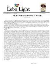 The Lebo Light April 2014
