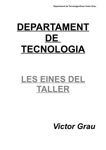 Les eines del taller