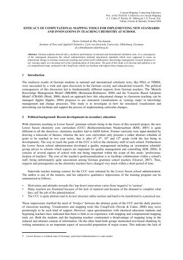 efficacy of computational mapping tools for implementing new - CMC