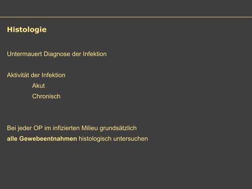 Dr. Matthias Buehler, postoperative Infektion - Septische Chirurgie